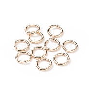 Yellow Gold Filled Jump Rings, Open Jump Rings, 1/20 14K Gold Filled, Cadmium Free & Nickel Free & Lead Free, 20 Gauge, 5.2x0.8mm, Inner Diameter: 3.6mm(X-KK-G164-1)