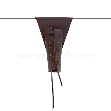 Coconut Brown Triangle Imitation Leather Waist Sheath