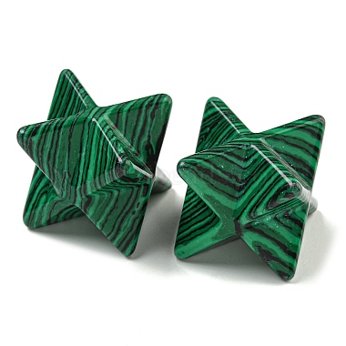 perles de malachite synthétiques(G-A206-01B-68)-2