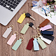 60Pcs 12 Colors PU Leather Keychains(KEYC-WA0001-04)-4