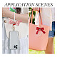 2Pcs 2 Colors Polyester & Alloy & Plastic Keychains(KEYC-TA0001-52A)-7