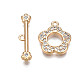 Brass Micro Pave Clear Cubic Zirconia Toggle Clasps(X-KK-Q278-013-NF)-3