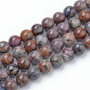 Natural Pietersite Beads Strands, Round, 6~7mm, Hole: 1mm, about 60~67pcs/strand, 15.7 inch(G-R446-6mm-13)