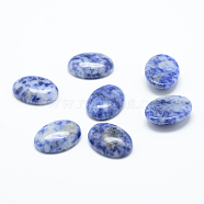 Natural Blue Spot Jasper Cabochons, Oval, 25x18x7mm(G-T020-18x25mm-09)