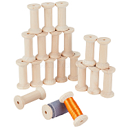 Wood Thread Bobbins, for Embroidery and Sewing Machines, Old Lace, 2.85x6cm(TOOL-WH0125-106C-01)