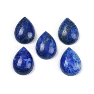 Natural Lapis Lazuli Cabochons, Teardrop, 20~20.5x15~15.5x6.5~7mm(G-H094-01A-32)