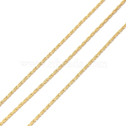 Brass Coreana Chains, Soldered, Real 14K Gold Filled, Link: 1.5x0.6x0.6mm(CHC-M023-23G)