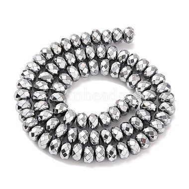 Electroplate Non-magnetic Synthetic Hematite Beads Strands(G-J160-E-01)-4