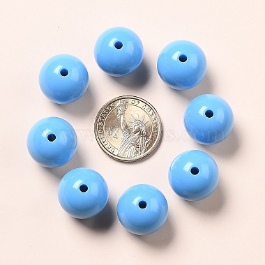 Solid Chunky Bubblegum Acrylic Beads(MACR-I026-20mm-11)-5