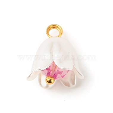 Spray Painted ABS Plastic Imitation Pearl Charms(PALLOY-JF01603-04)-3
