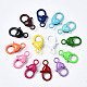 Spray Painted Eco-Friendly Alloy Lobster Claw Clasps(X-PALLOY-T080-04-NR)-1