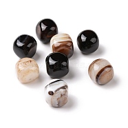Natural Agate Beads, No Hole, Cube, 14x14x14mm(G-G864-16)
