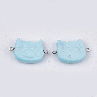 Handmade Porcelain Links connectors(PORC-T002-66D)-2