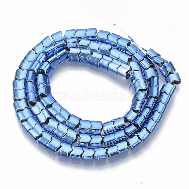 Electroplated Non-magnetic Synthetic Hematite Beads Strands(G-S365-007)-3