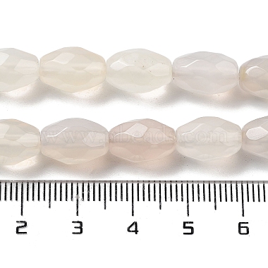 Natural White Agate Beads Strands(G-P520-C14-01)-5