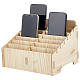 Boîte de rangement pour téléphone portable en bois amovible à 14 grille(AJEW-WH0348-154B)-1