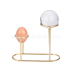 Alloy Crystal Ball Holders, Golden, 16.1x6.05x12.05cm(ODIS-WH0106-18G)