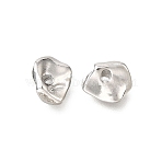 Brass Beads, Nuggets, Lead Free & Cadmium Free, Rack Plating, Lasting Plated, Platinum, 7.5x7x3.5mm, Hole: 1.4mm(KK-V011-17P)