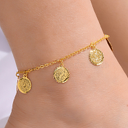 Fashionable and Delicate Adjustable Ladies Anklet with Vintage Beach Charm(WY2711)