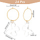 Transparent Acrylic Butterfly Wine Glass Charms(AJEW-AB00114)-2