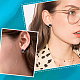 unicraftale 60pcs 2 couleurs 304 accessoires de boucles d'oreilles à clip en acier inoxydable(STAS-UN0041-58)-5