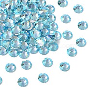 Preciosa&reg MAXIMA Crystal No Hotfix Flatback Stones, Czech Crystal, Dura Foiling, Round(438 11 615 Chaton Rose), 60010 200 Aqua Bohemica AB, SS6(1.9~2.1mm)(Y-PRC-NSS6-60010-200)