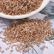 MIYUKI Delica Beads, Cylinder, Japanese Seed Beads, 11/0, (DB1803) Dyed Cinnamon Silk Satin, 1.3x1.6mm, Hole: 0.8mm, about 2000pcs/10g(X-SEED-J020-DB1803)
