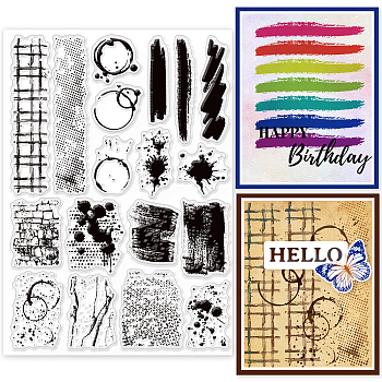 PVC Stamps, for DIY Scrapbooking, Photo Album Decorative, Cards Making, Stamp Sheets, Film Frame, Others, 21x14.8x0.3cm