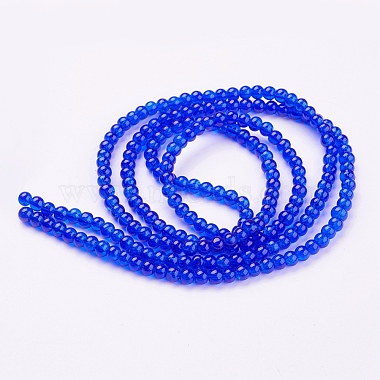 Spray Painted Crackle Glass Beads Strands(CCG-Q001-4mm-14)-2