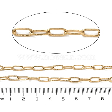 304 Stainless Steel Textured Cable Chains(CHS-G050-06G)-2