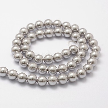 Chapelets de perles de coquille(X-BSHE-L026-05-6mm)-2