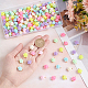 200Pcs Opaque Acrylic Beads Connector Charms(FIND-HY0001-30)-3