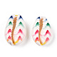 Printed Cowrie Shell Beads(SSHEL-ZX006-07C)-3