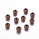 Red Copper Color Brass Textured Round Beads(X-EC247-NFR)-2