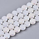 Electroplate Opaque Solid Color Glass Beads Strands(X-EGLA-T020-07I)-1