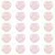 HOBBIESAY 20Pcs Natural Rose Quartz Heart Palm Stone(G-HY0001-02)-1