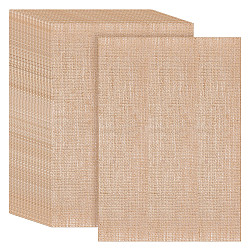 Christmas Linen Fabrics, for DIY Decoration Craft, Rectangle, Tan, 21x29.7x0.1cm(DIY-WH0304-565)