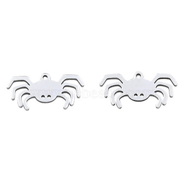 Stainless Steel Color Crab 304 Stainless Steel Pendants