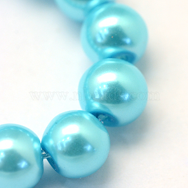 Baking Painted Glass Pearl Bead Strands(X-HY-Q003-5mm-48)-3