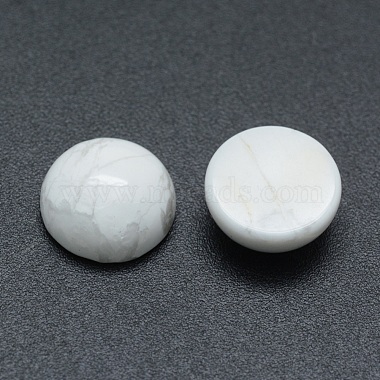 Natur Howlite Cabochons(G-P393-R32-10mm)-2