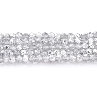Transparent Electroplate Glass Beads Strands(GLAA-H021-01B-HP06)-2