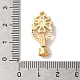 Brass Micro Pave Cubic Zirconia Fold Over Clasps(KK-B098-07G-03)-3