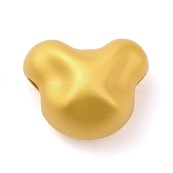 Zinc Alloy Beads, Matte Gold Color, Bear, 11x13x9mm, Hole: 3mm(PALLOY-I219-01A)