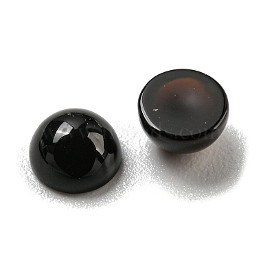 Natural Black Onyx(Dyed & Heated) Cabochons(G-H309-03-47)-2