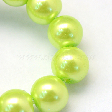Chapelets de perles rondes en verre peint(X-HY-Q003-4mm-66)-3
