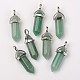 Natural Green Aventurine Double Terminated Pointed Pendants(G-F295-04A)-3