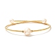 Natural Pearl Beads Bangle for Girl Women(X-BJEW-JB06853)-1