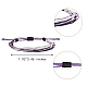Waxed Polyester Cord Bracelets Set(BJEW-SW00031)-7