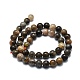 Natural Black Sunstone Beads Strands(G-E576-01B)-2