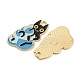 Plant & Animal Alloy Enamel Pendants(FIND-N005-05C-G)-2